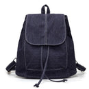 New Canvas Women Backpack Drawstring School Bags For Teenagers Girls Small  Y5B3