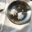 1 Pair Elegant Women Flower Drop Long Dangle Earrings Jewelry(white)