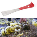Beekeeping Stainless Steel J Shape J-type Curved Tail Bee Hive Hook Scraper I5N6