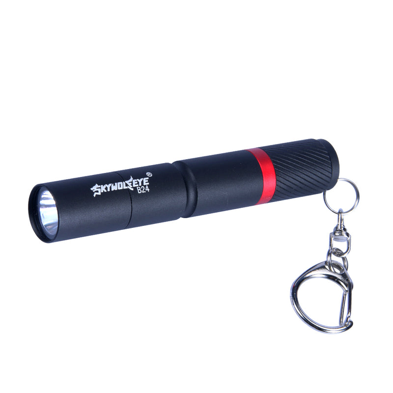 Skywolfeye B24 XPE 3Modes Zoomable LED Flashlight Pen AAA  Work Light Camping Hunting Emergency Lamp