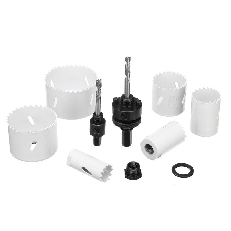 9pcs M42 Double Metal Hole Saw Cutter Hole Opener Three-way Pipe Hole Opener