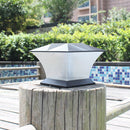 Solar Power 18 LED Waterproof Pillar Light Garden Lawn Landscape Decoration Lamp