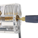 26PCS Locksmith Tools Practice Transparent Lock Kit With Broken Key Extractor Wrench Tool Removing Hooks Hardware Lock Picks