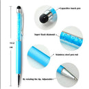 8PCS Random Colorful Crystal Pen Diamond Ballpoint Pens Fashion Creative St H8Q1