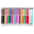 8PCS Random Colorful Crystal Pen Diamond Ballpoint Pens Fashion Creative St H8Q1