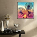 5D DIY Diamond embroidery sunset dandelion diamond painting Cross Stitch Rh G9W6