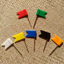 160 Pieces Push Pins Map Flag Push Tacks, Assorted 7 Colors T3N9