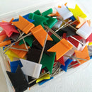 160 Pieces Push Pins Map Flag Push Tacks, Assorted 7 Colors T3N9