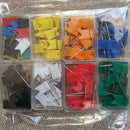 160 Pieces Push Pins Map Flag Push Tacks, Assorted 7 Colors T3N9