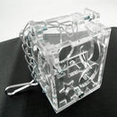 Unique Parrot Bird Cage Feeder Hang Foraging Toys Pet Treat Hunt Macaw Cock Y8H4