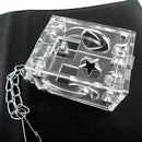 Unique Parrot Bird Cage Feeder Hang Foraging Toys Pet Treat Hunt Macaw Cock Y8H4