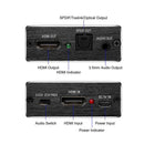 Hdmi audio extractor HDMI to HDMI and Optical TOSLINK SPDIF + 3.5mm Stereo