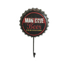 New Retro Creative Beer Cover Hook "MAN GAVE Beer" Character Personality Ho M2N8