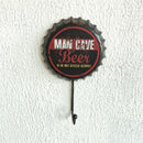 New Retro Creative Beer Cover Hook "MAN GAVE Beer" Character Personality Ho M2N8