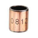 Machifit 10pcs 8x10x12mm Ball Bearing Bushing Copper Alloy Bearing Bushing