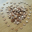 200pcs Rustic Wooden Love Heart Wedding Table Scatter Decoration Crafts Chi