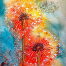 5D DIY Diamond Embroidery Beautiful Colored Dandelion Diamond Painting Cros K5V3
