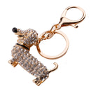 Fashion Dog Dachshund Keychain Bag Charm Pendant Keys Holder Keyring Jewelr N3U6