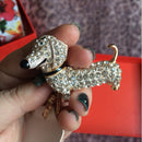 Fashion Dog Dachshund Keychain Bag Charm Pendant Keys Holder Keyring Jewelr N3U6