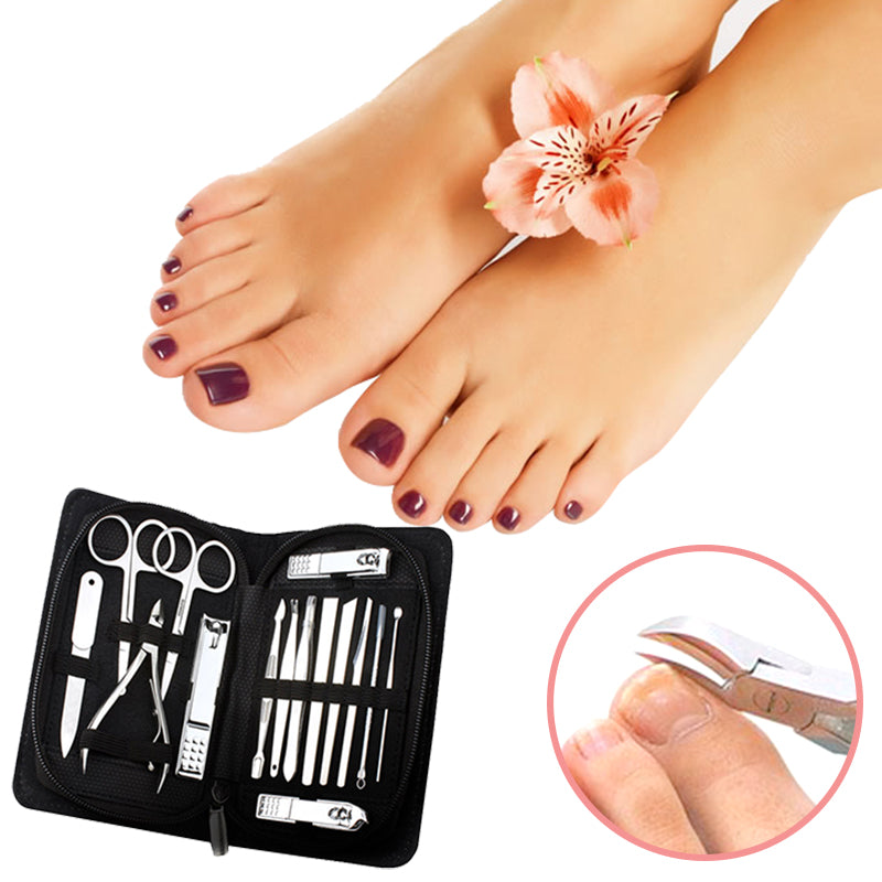 15 in 1 Manicure set Professional nail clipper Finger Plier Nails art Beaut C7W8