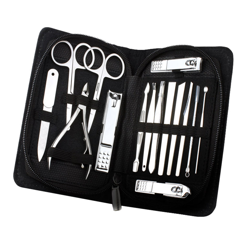15 in 1 Manicure set Professional nail clipper Finger Plier Nails art Beaut C7W8