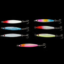 7pcs Jigs Fishing Lures Sea Metal Crankbaits Fish Tackle 7cm 21g
