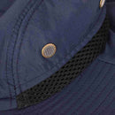 Outdoor Fishing Hiking Boonie Snap Hat Brim Ear Neck Cover Sun Flap Cap Blu X9A2