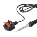 220V 60W Adjustable Electric Temperature Welding Soldering Iron Tool 5 Tips