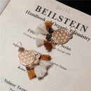 round sequins boho ethnic tassel drop earrings Women ladies fashion earring C6B7