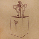 Salon Scissors Rack Hairdressing Scissors Holder Case Hair Combs Clamps Cli