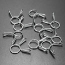 50pcs 10mm Fuel Line Hose Tubing Spring Clips Clamps For Motorcycle ATV Scooter