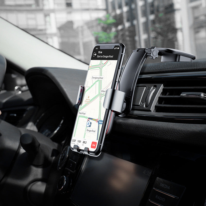 Baseus Metal Connecting Rod Gravity Linkage Auto Lock Car Mount Dashboard Holder for Mobile Phone