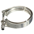 3.5inch Exhaust Turbo Down Pipe V-Band Clamp Universal Stainless Steel