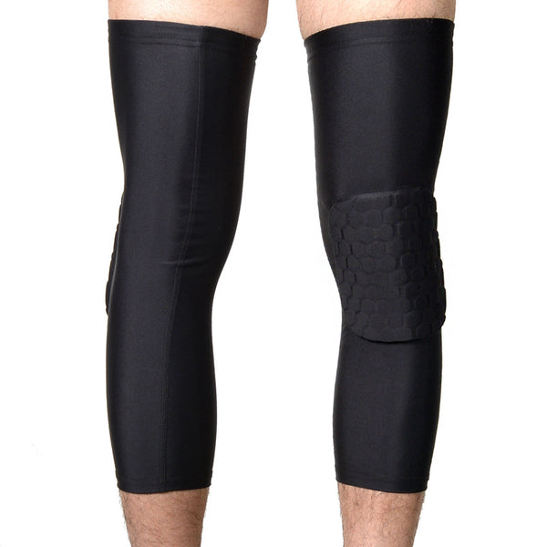 new Upgrated Honeycomb Pad Crashproof Basketball Leg Long Sleeve Protector  R3E3