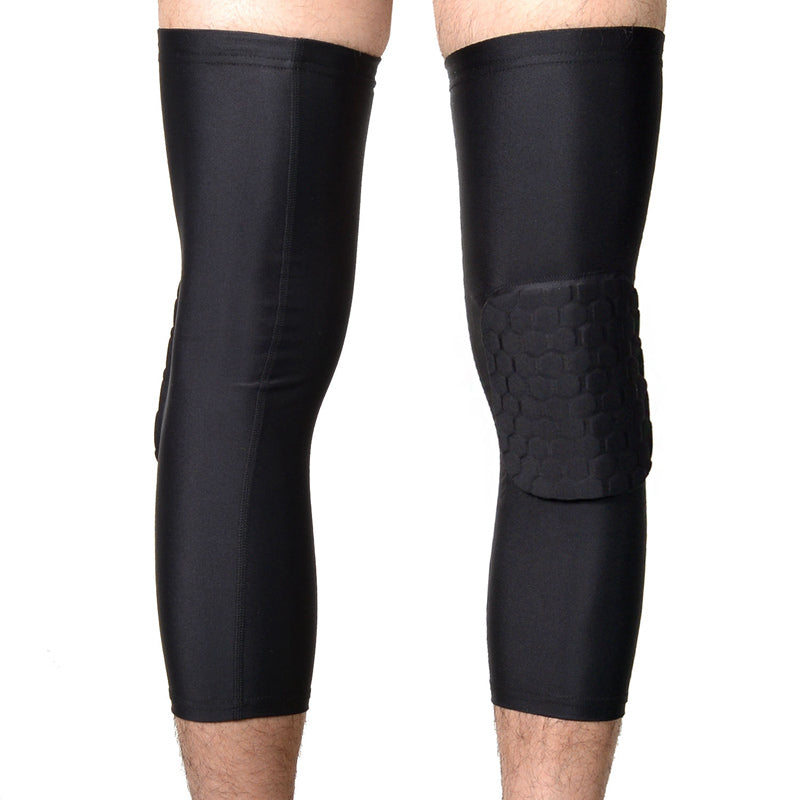 new Upgrated Honeycomb Pad Crashproof Basketball Leg Long Sleeve Protector  R3E3