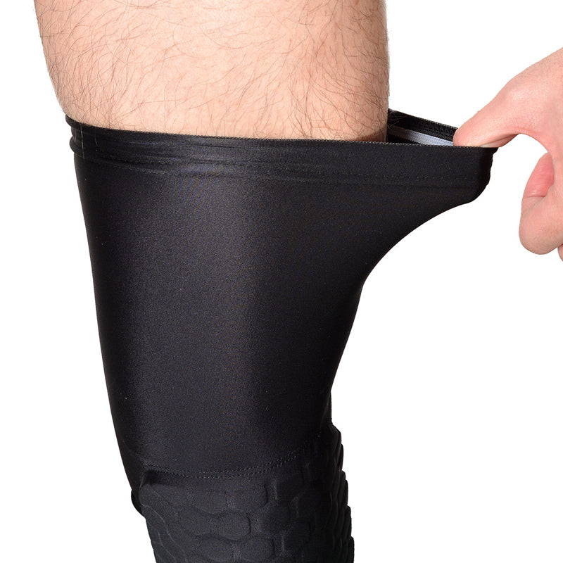 new Upgrated Honeycomb Pad Crashproof Basketball Leg Long Sleeve Protector  R3E3