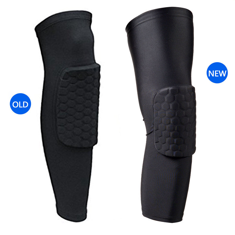 new Upgrated Honeycomb Pad Crashproof Basketball Leg Long Sleeve Protector  R3E3