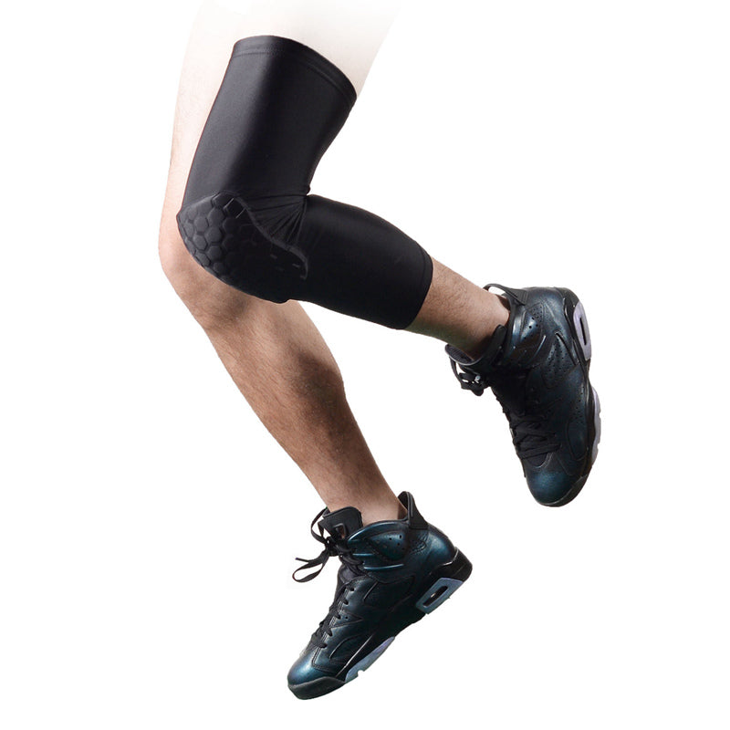 new Upgrated Honeycomb Pad Crashproof Basketball Leg Long Sleeve Protector  R3E3