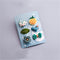 Green 1 Set 6pcs Cloth Cute Fox Pineapple Heart Leaf Bow Flower Child Hairp A9H6