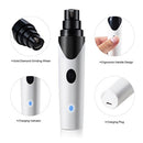 Ultra Quiet Pet Nail Grinder for Dogs Electric Rechargeable USB Charging Do