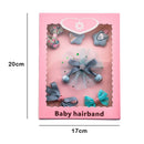 Green 1 Set 6pcs Cloth Cartoon Princess Lace Bow Pentacle Hairpin Hairpin S U2I5