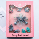 Green 1 Set 6pcs Cloth Cartoon Princess Lace Bow Pentacle Hairpin Hairpin S U2I5