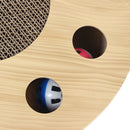 30*30*6cm/35*35*6cm Cat Scratching Board Wear Resistant Corrugated Material Pet Toys