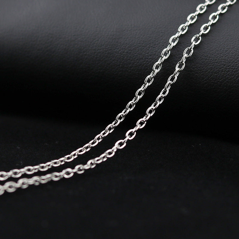 European Style Dumbbells Fitness  Instrument Shape Rock Unisex Necklace