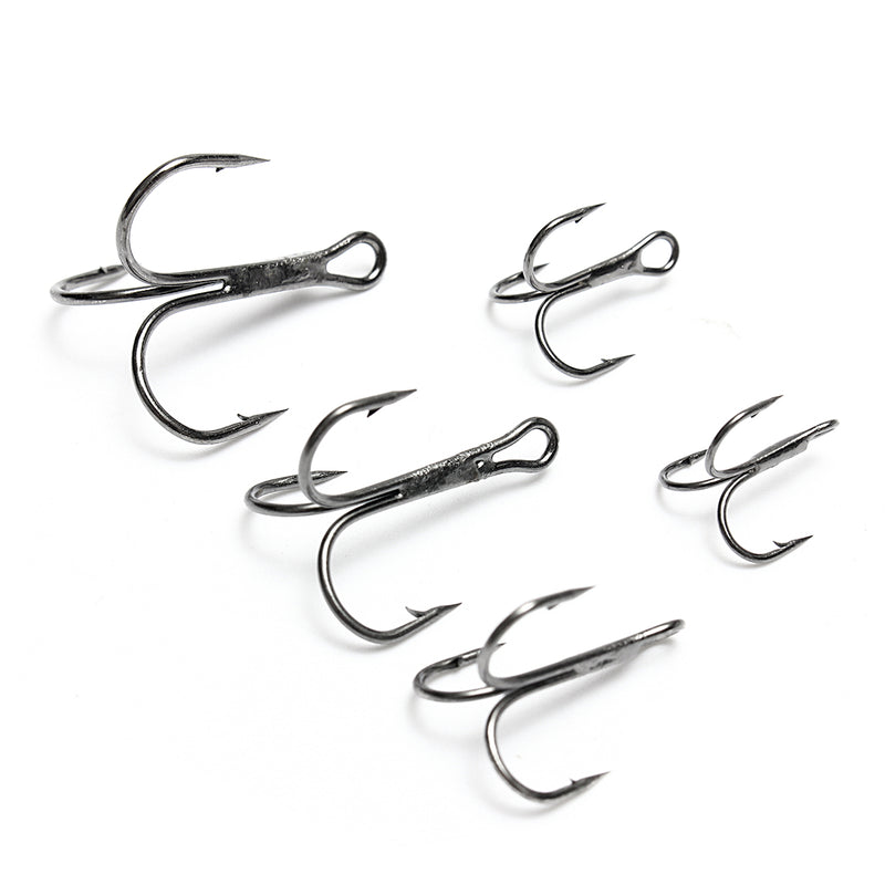 ZANLURE 100 Pcs Fishing Hook 0.7/1.1mm Diameter Sharpened Fishing Jig Fishing Tackle