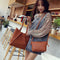 Women Handbag Lady Shoulder Bags Tote Purse Messenger Satchel Leather(Brown C7Y1