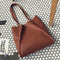 Women Handbag Lady Shoulder Bags Tote Purse Messenger Satchel Leather(Brown C7Y1
