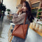 Women Handbag Lady Shoulder Bags Tote Purse Messenger Satchel Leather(Brown C7Y1
