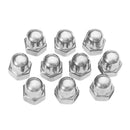 25Pcs 1/4 inch - 20 Stainless Steel Dome Head Cap Acorn Hex Nuts 25Pcs Z5N1
