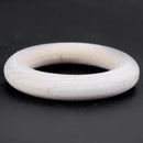 Unfinished Blank Wooden Teether Rings Maple Wood Baby Teething Craft DIY